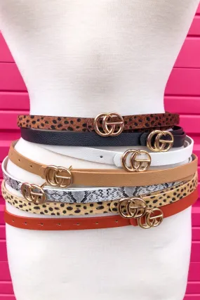 GG Fashion Statement Belt - Thin