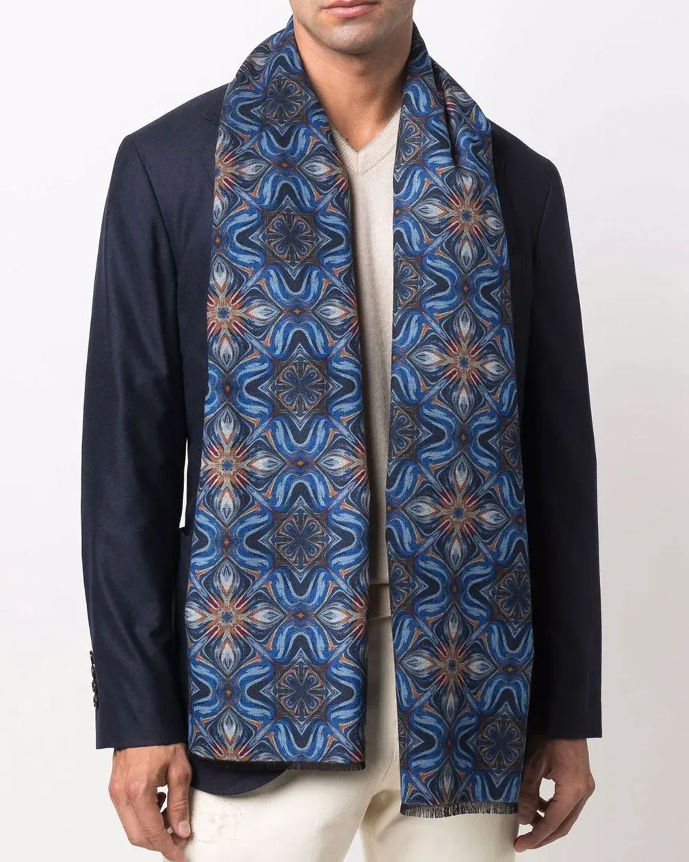 Graphic Kaleidoscope Print Scarf