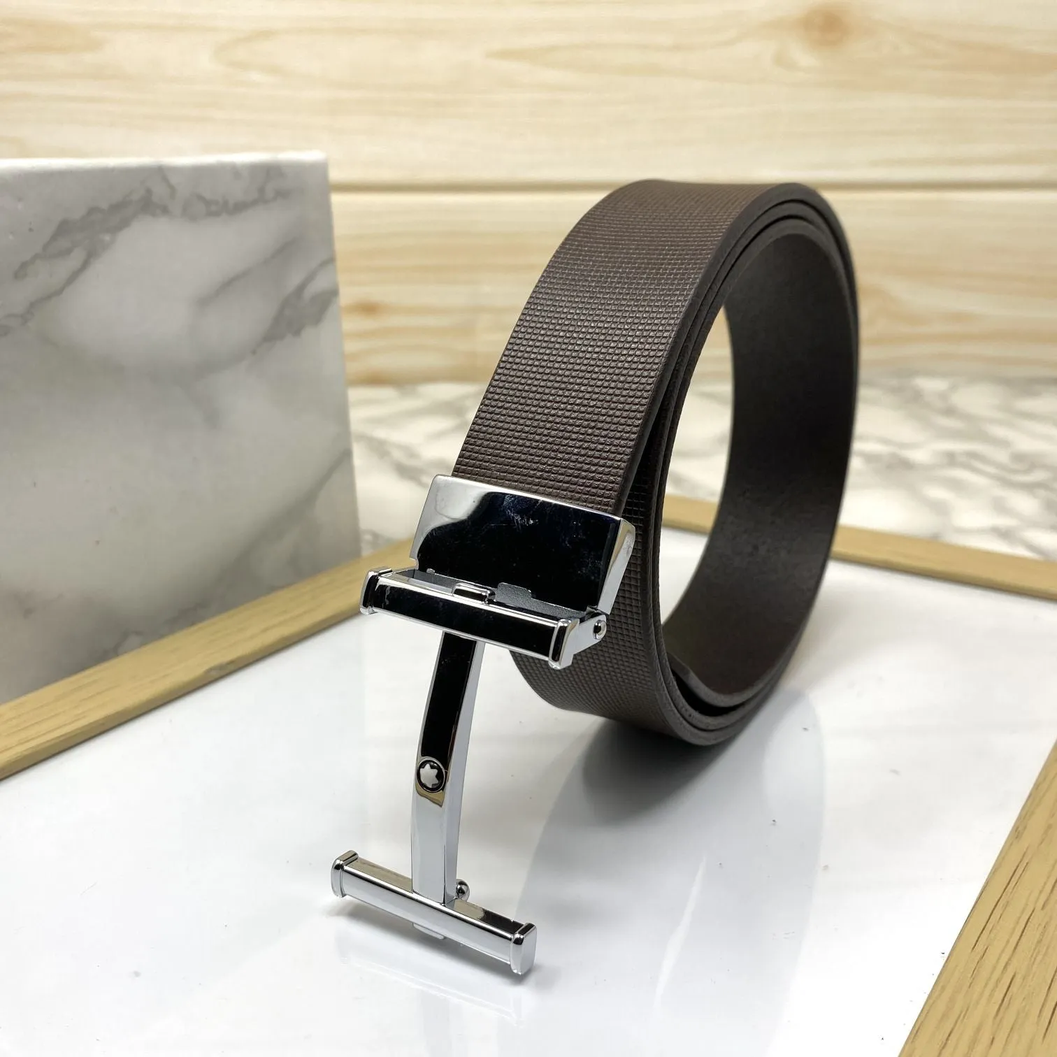 H-Point Premium Quality Leather Strap Belt-JonasParamount