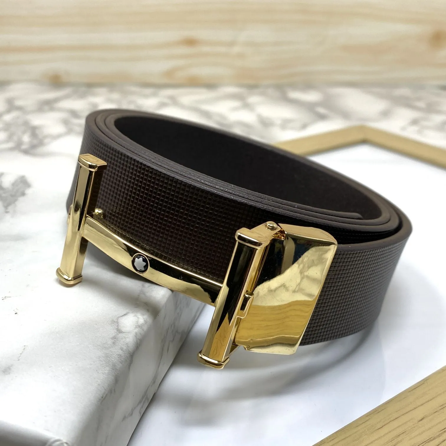 H-Point Premium Quality Leather Strap Belt-JonasParamount