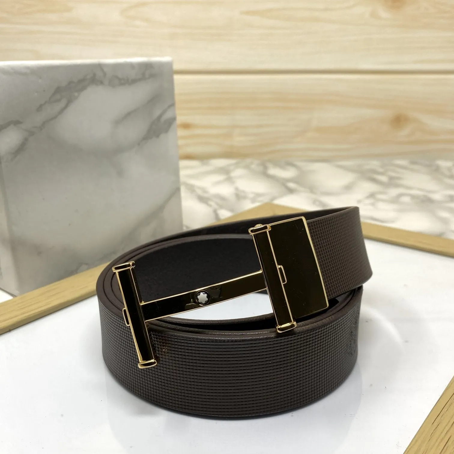 H-Point Premium Quality Leather Strap Belt-JonasParamount