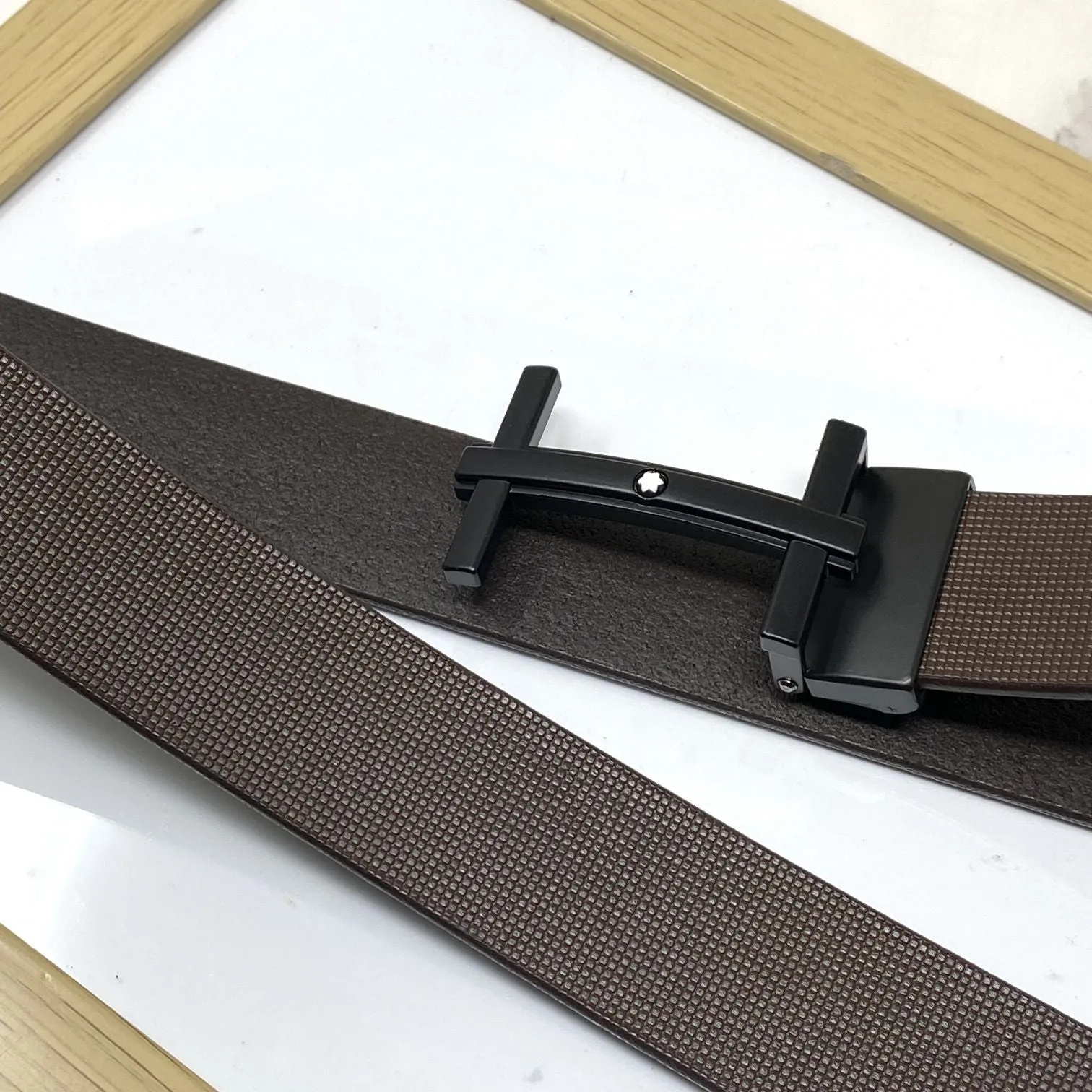 H-Point Premium Quality Leather Strap Belt-JonasParamount