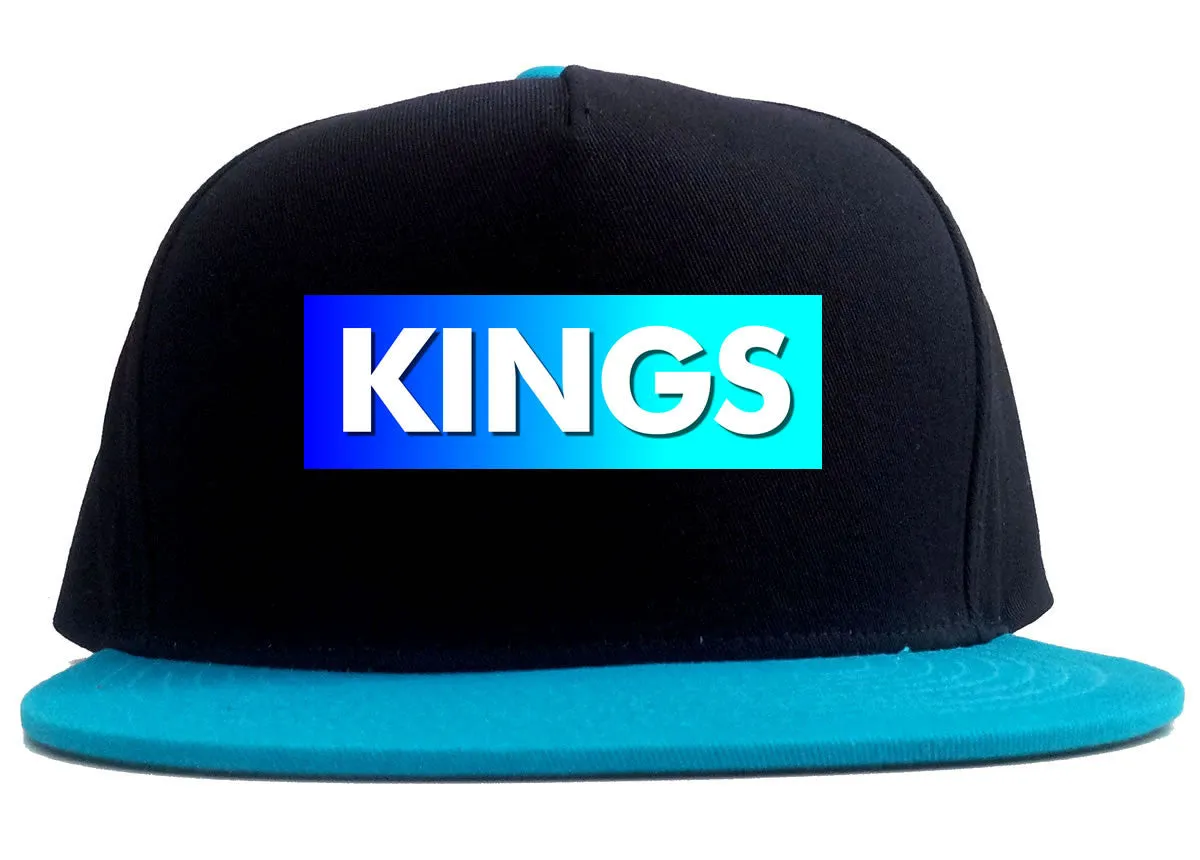 Kings Blue Gradient 2 Tone Snapback Hat