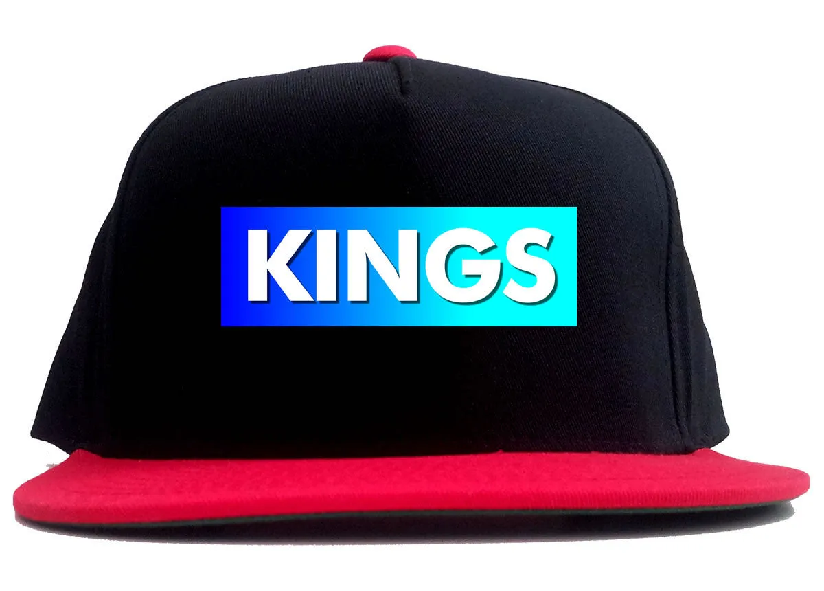 Kings Blue Gradient 2 Tone Snapback Hat