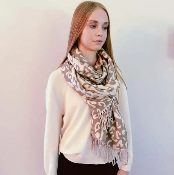 Leopard Pattern Scarf