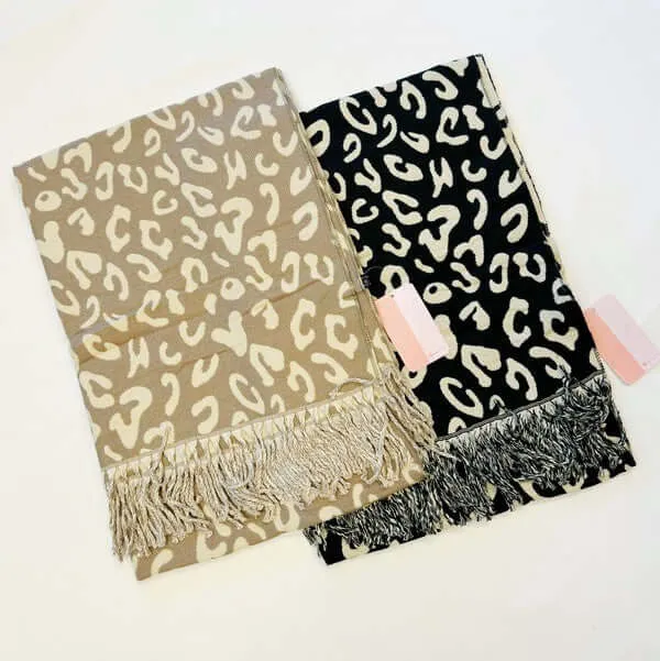 Leopard Pattern Scarf