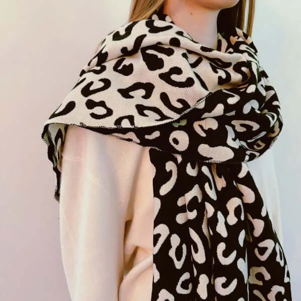 Leopard Pattern Scarf