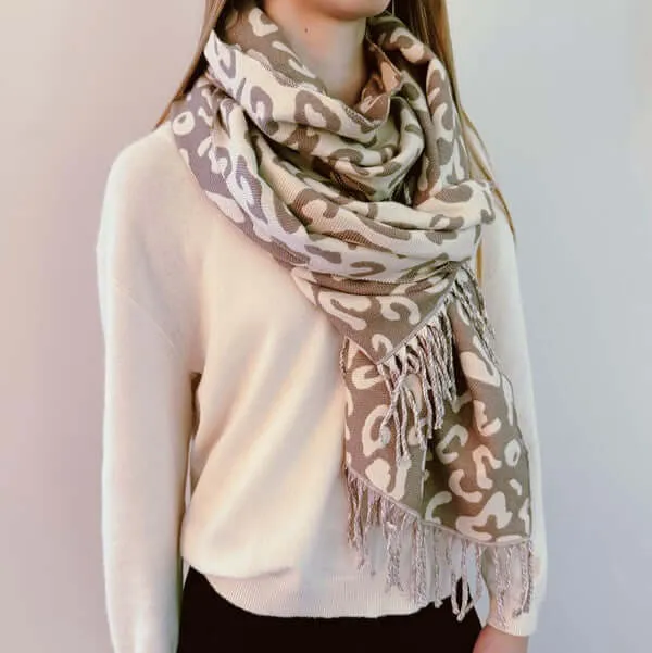 Leopard Pattern Scarf