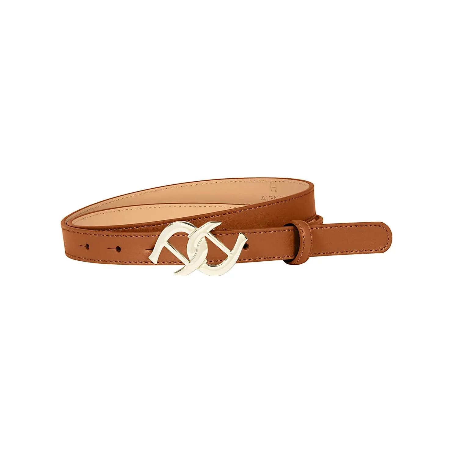 LOGO BELT 2CM | COGNAC BROWN 0035