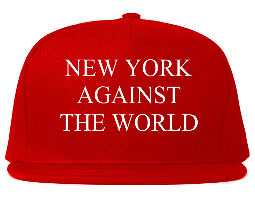 New York Against The World Snapback Hat Cap