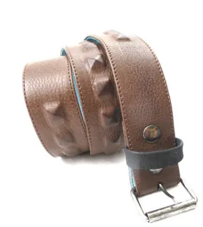 No.80025 single row hidden pyramid stud belt