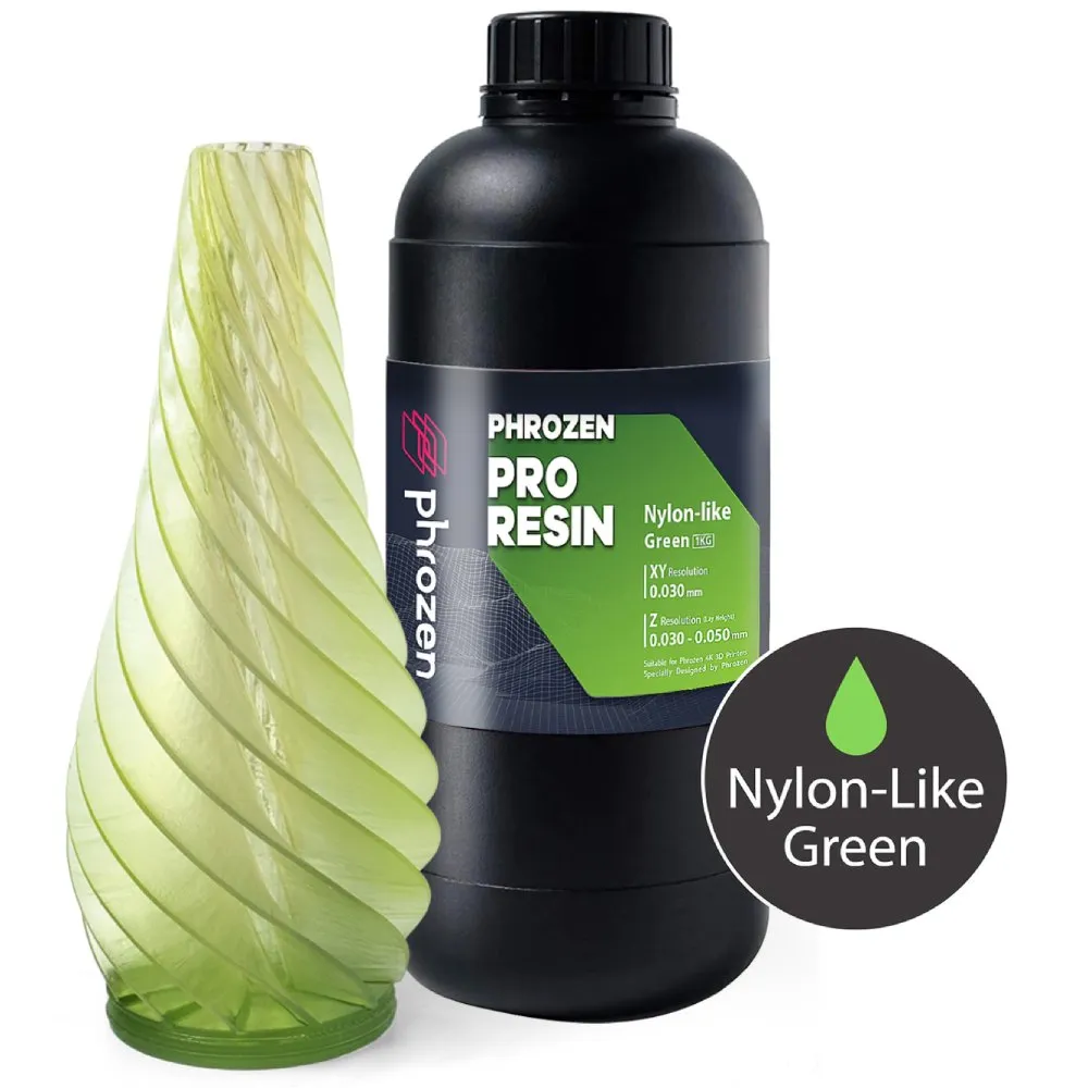 Phrozen Pro Series Nylon Like Resin Green 1KG