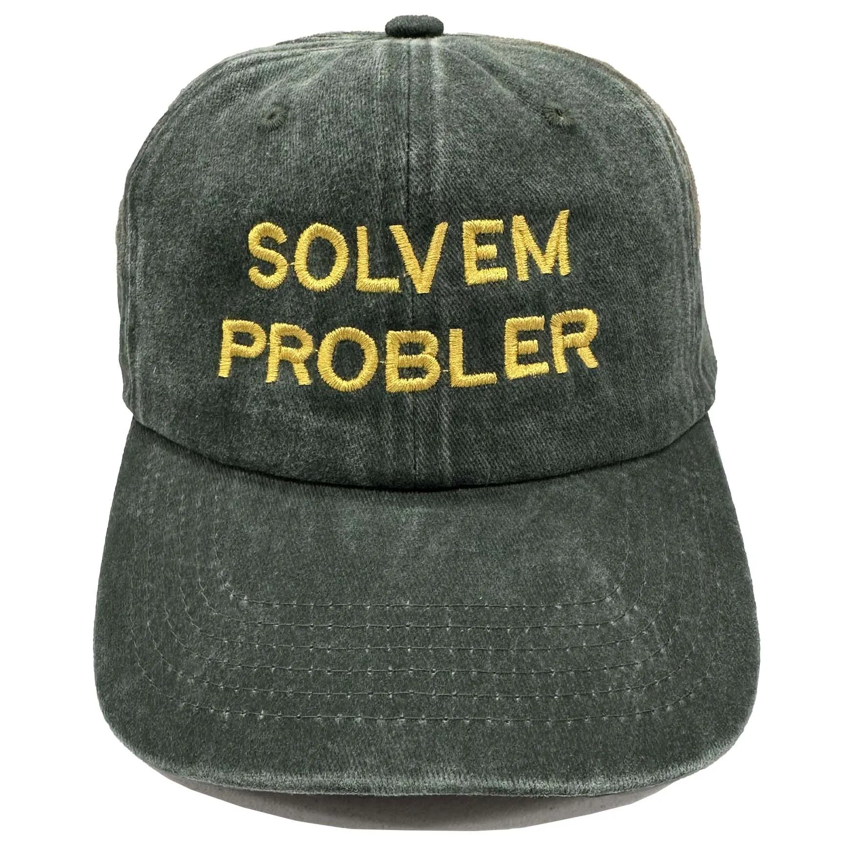 "Solvem Probler" 6 Panel Low Profile Embroidered Hat