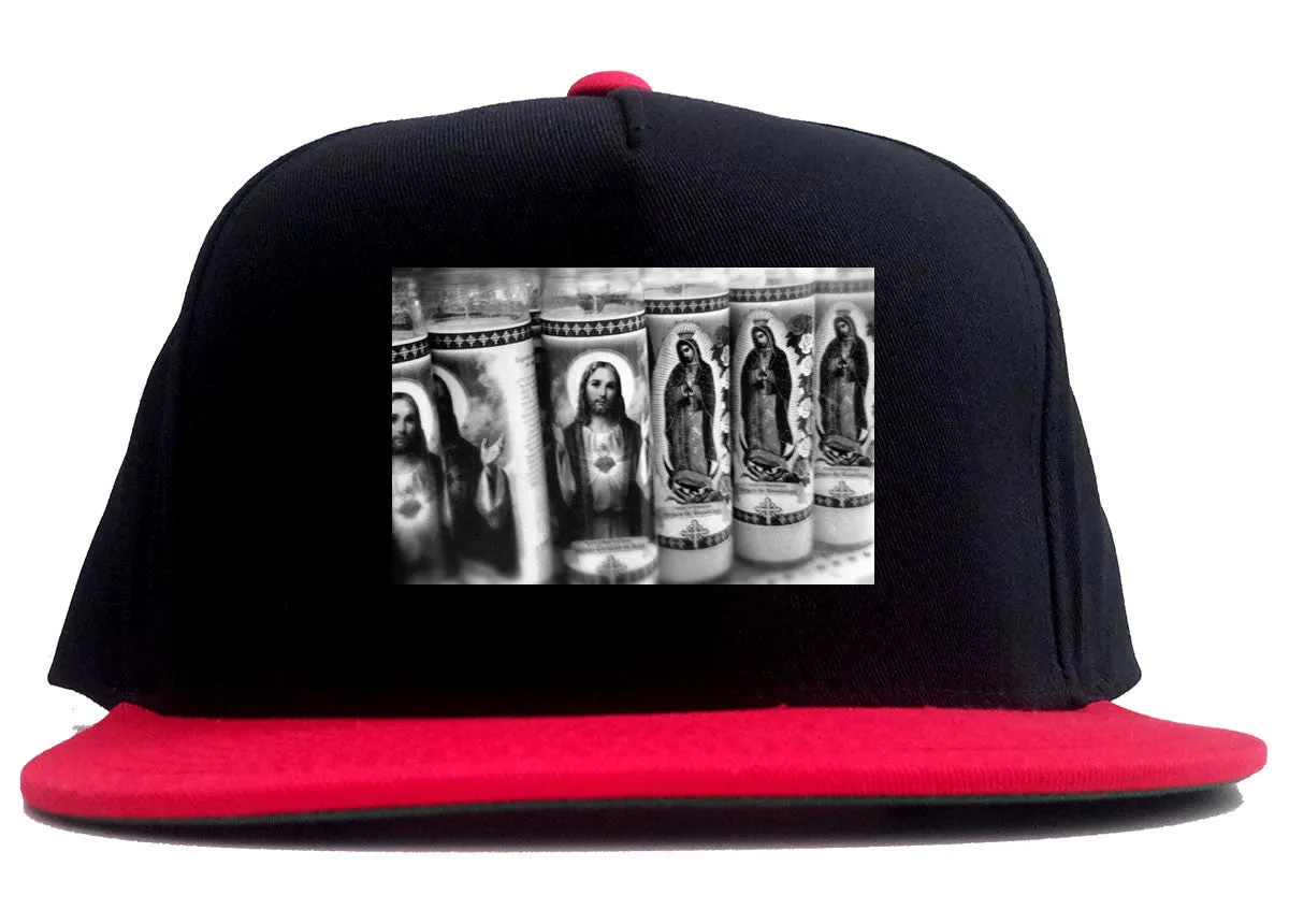 Religious Candles Photography by John Ramos 2 Tone Snapback Hat