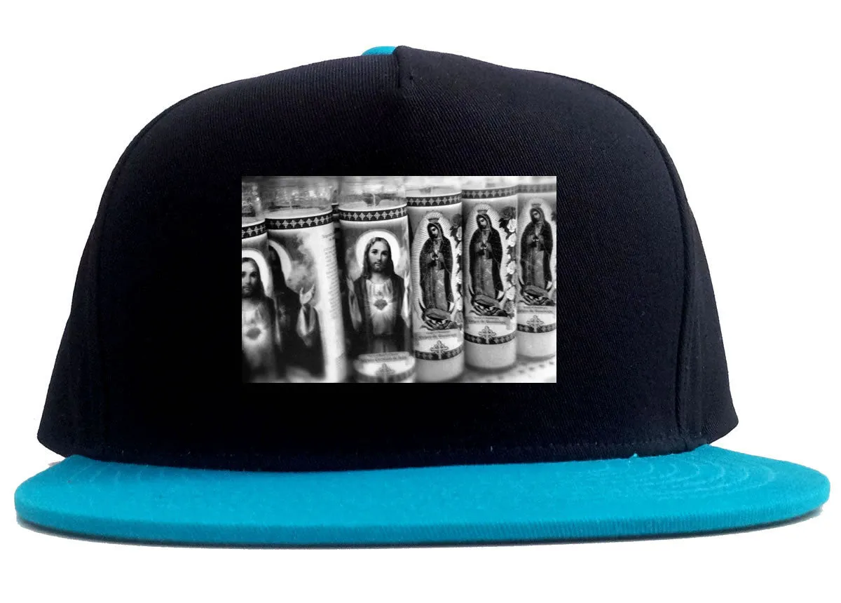 Religious Candles Photography by John Ramos 2 Tone Snapback Hat