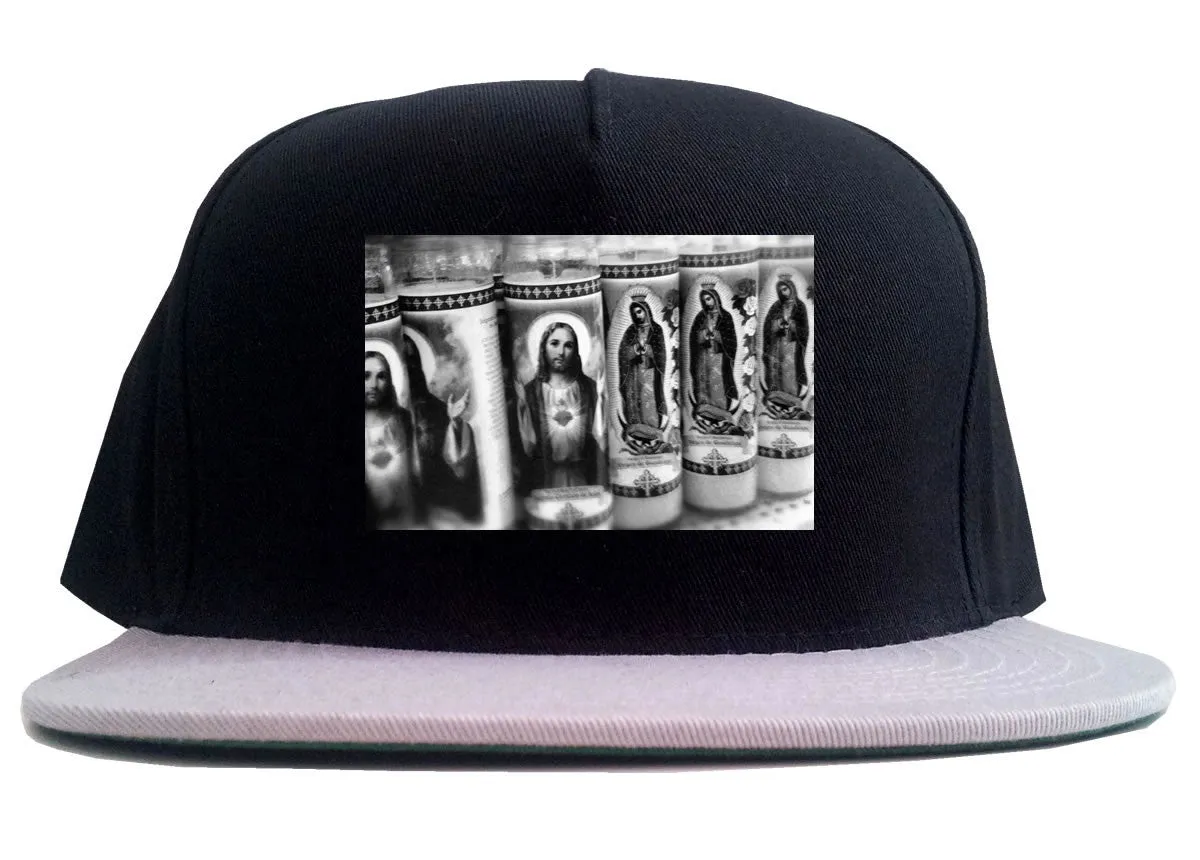 Religious Candles Photography by John Ramos 2 Tone Snapback Hat