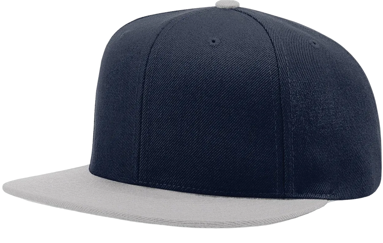 Richardson 510 Flatbill Snapback Cap Wool Blend Hat Hi-Profile Adjustable Snapback