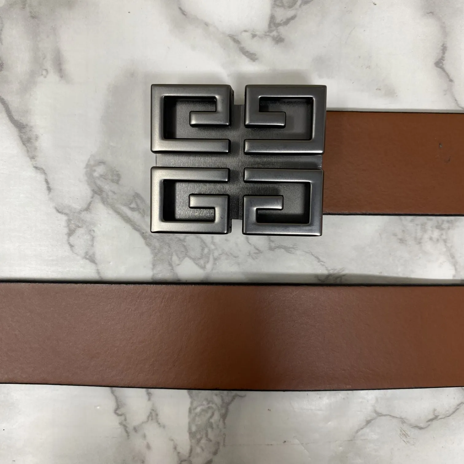 Square Section Leather Strap Belt-JonasParamount