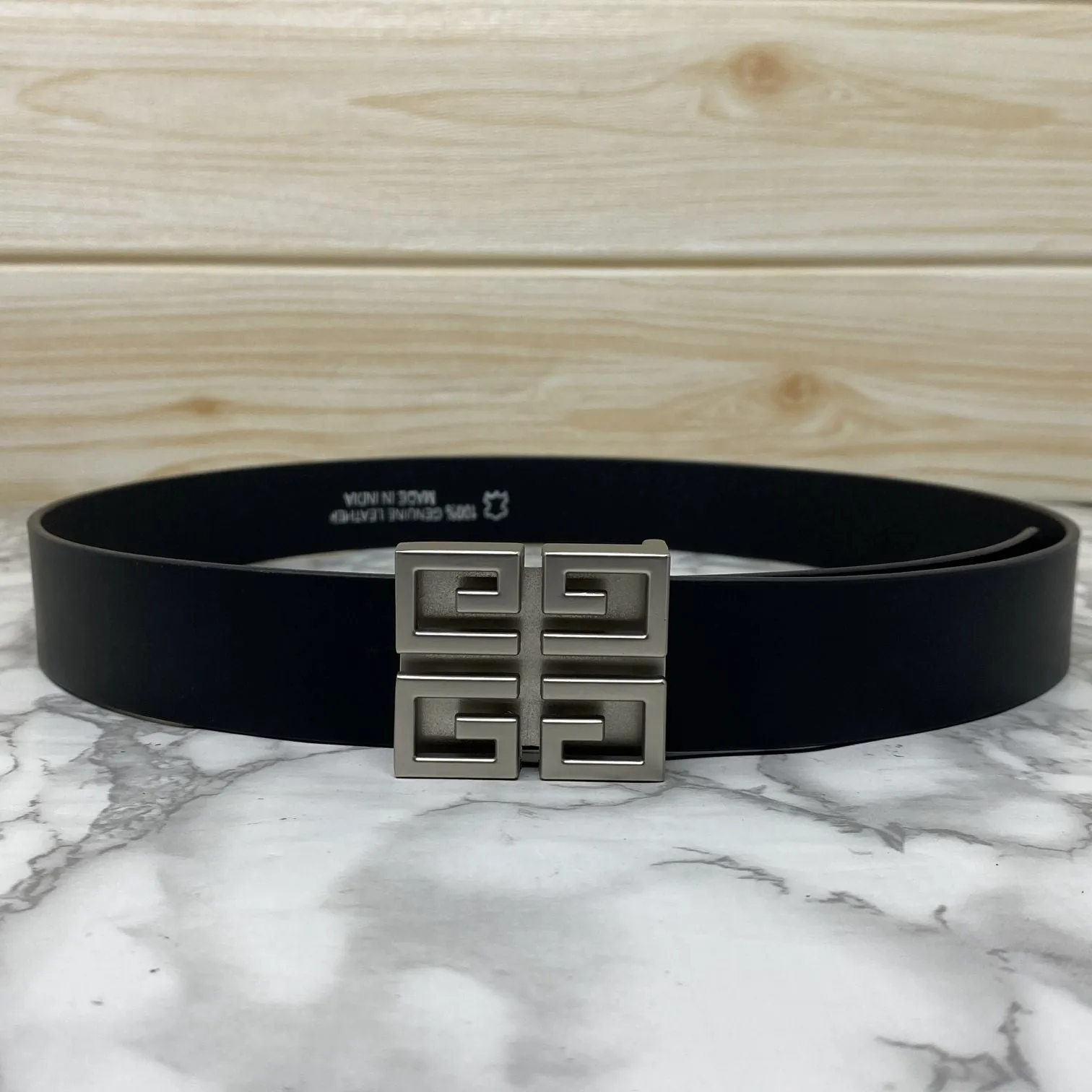 Square Section Leather Strap Belt-JonasParamount