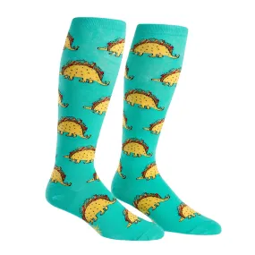 Stretch Tacosaurus Knee Socks