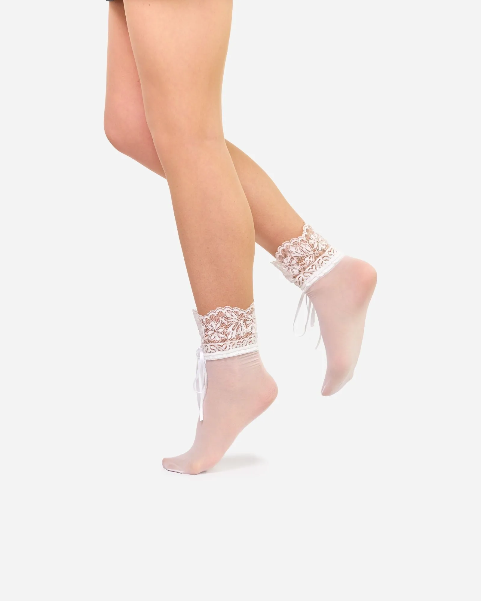 The Tease | Off-White Lace Socks