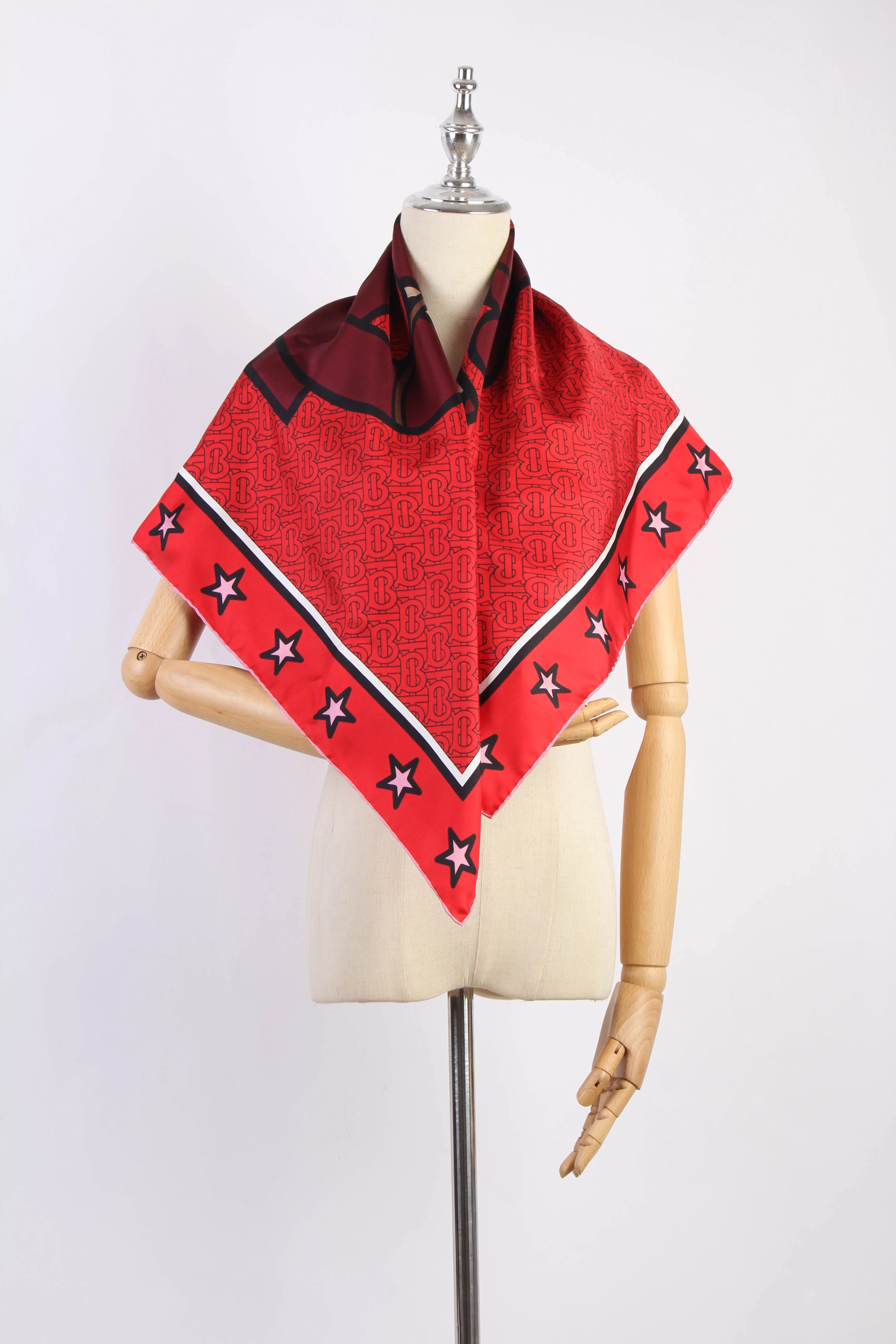 Trendy Inspired Burberry Printed Silk Scarf