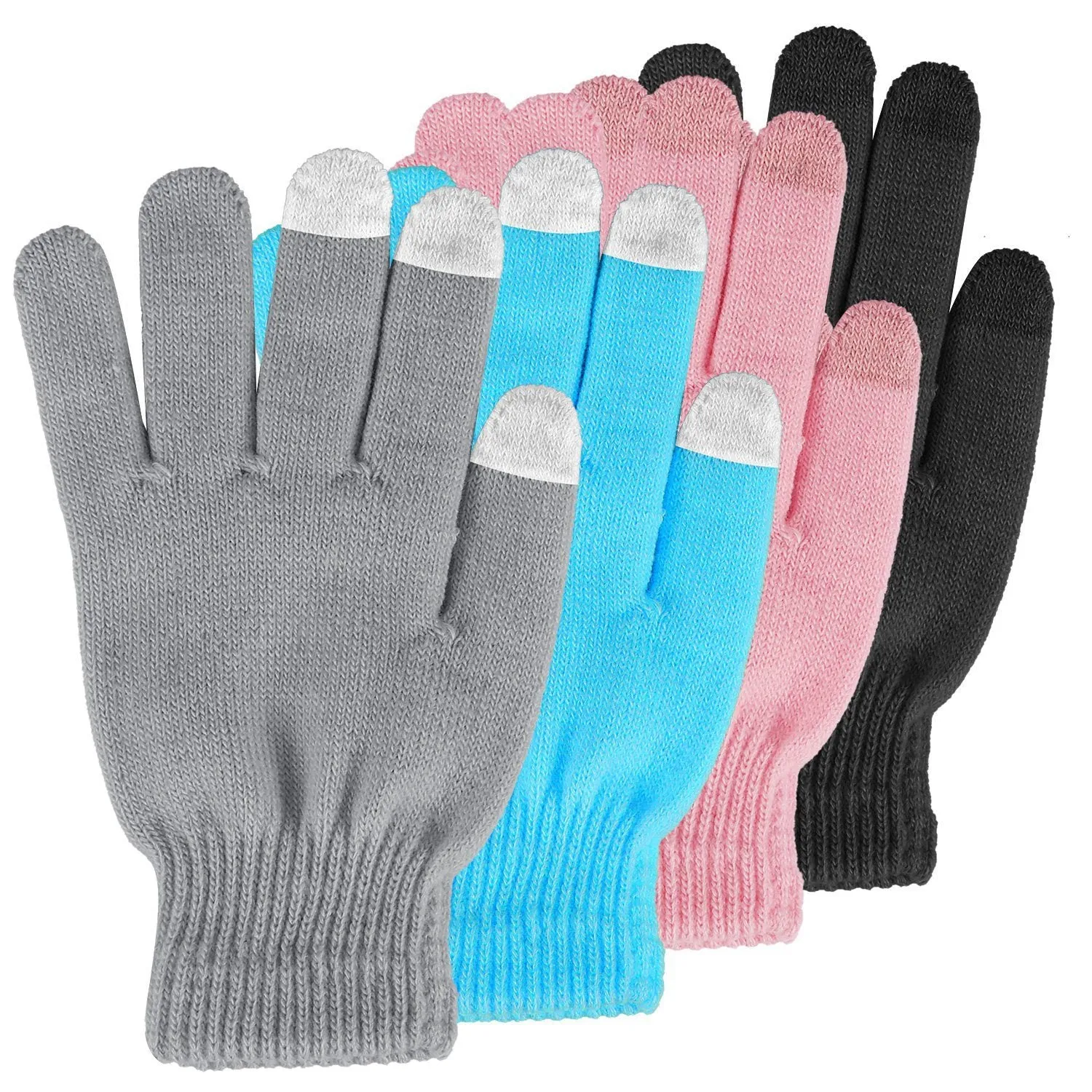 Unisex Winter Knit Gloves Touchscreen