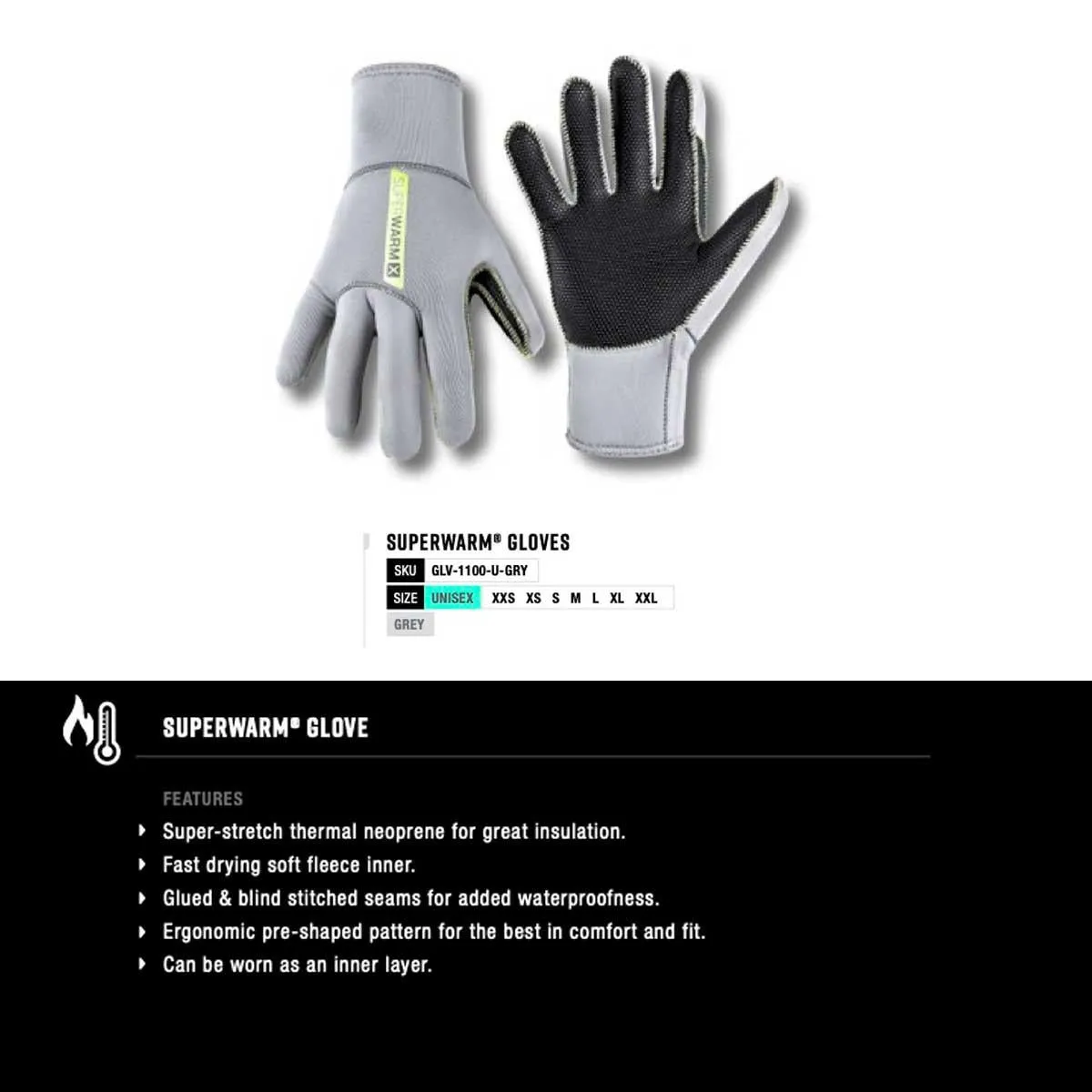 Zhik Superwarm Gloves